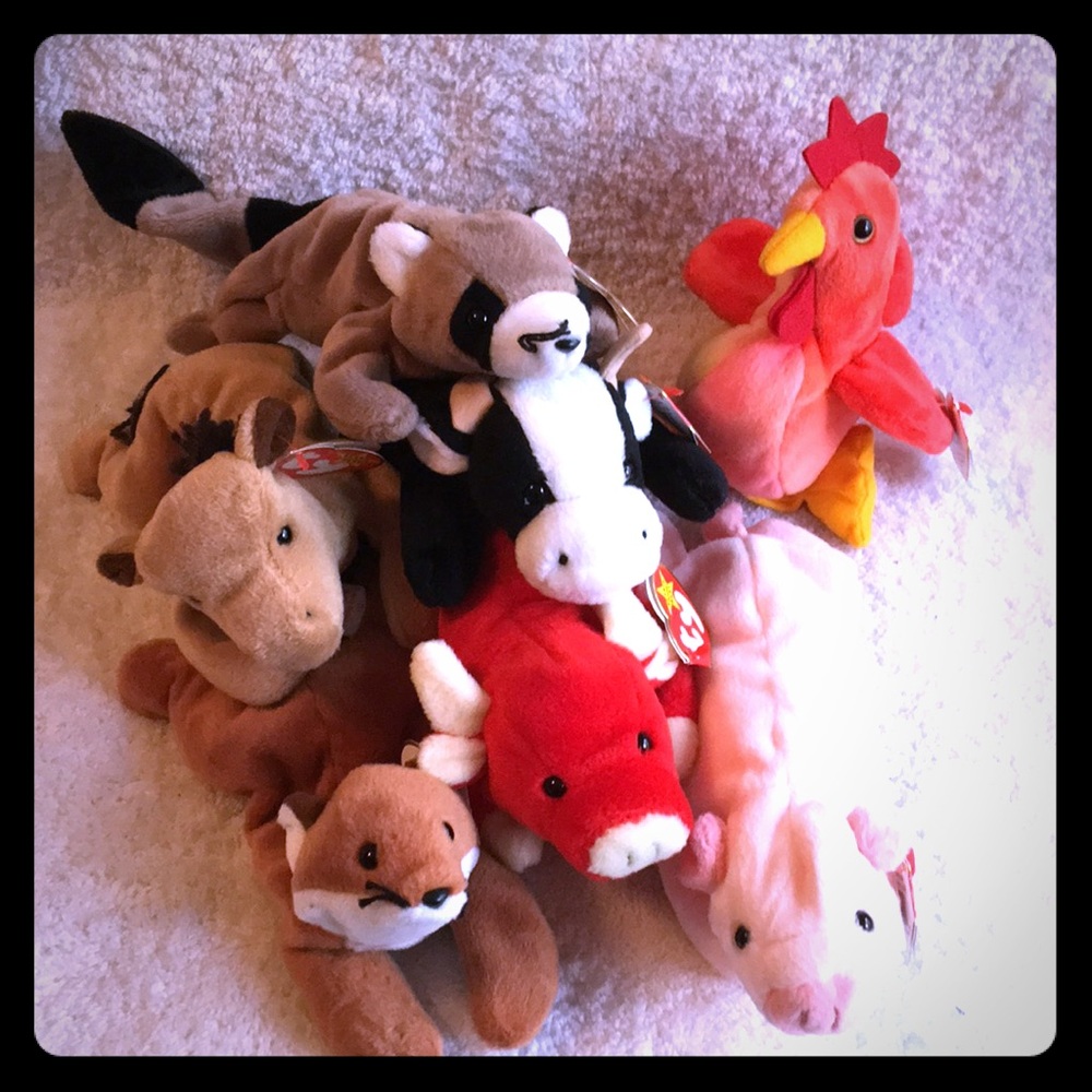 Ty Beanie Babies lot/ Bundle of 7 Babies